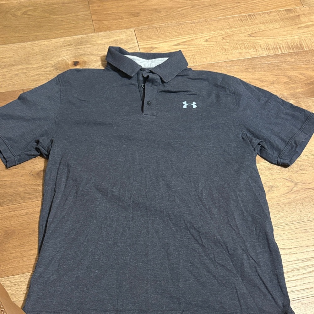 Under Armour Men's Charcoal Polo Shirt
